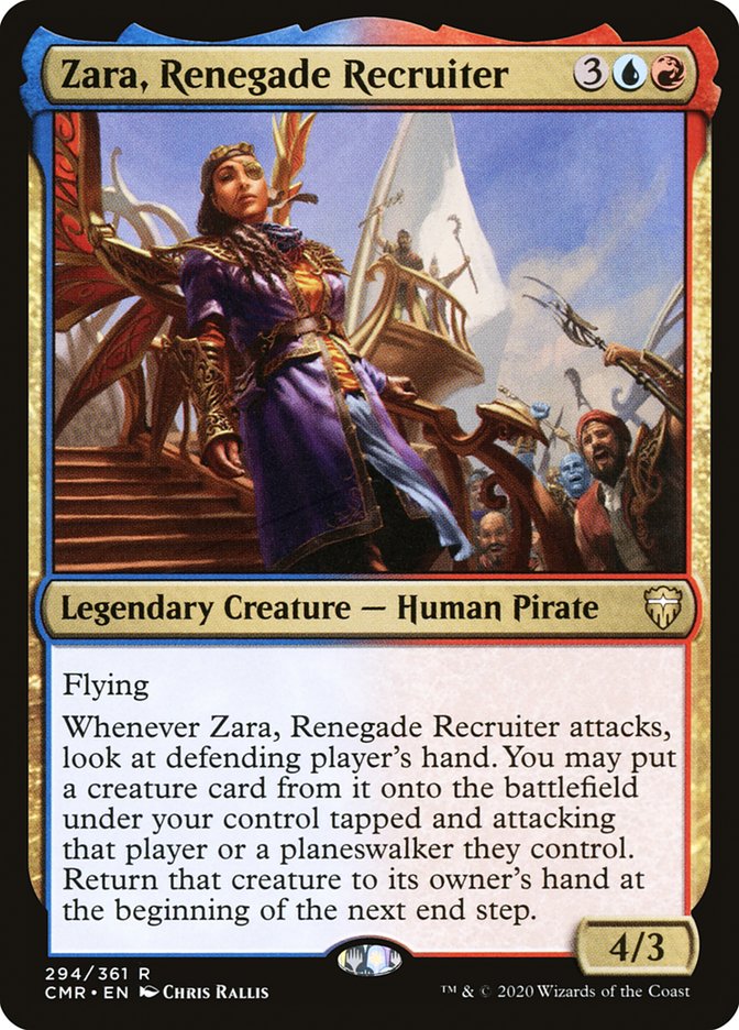 Zara, Renegade Recruiter [Commander Legends] | GrognardGamesBatavia