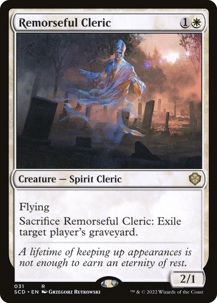 Remorseful Cleric [Starter Commander Decks] | GrognardGamesBatavia