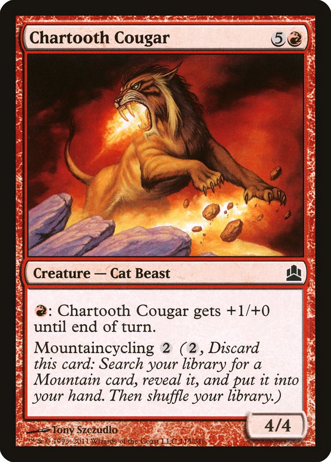 Chartooth Cougar [Commander 2011] | GrognardGamesBatavia
