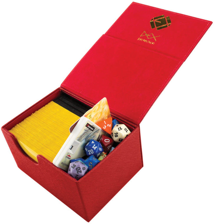 Dex Protection Creation Medium Deck Box - Red | GrognardGamesBatavia