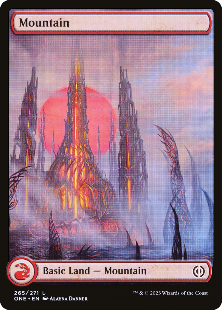 Mountain (265) (Full-Art) [Phyrexia: All Will Be One] | GrognardGamesBatavia