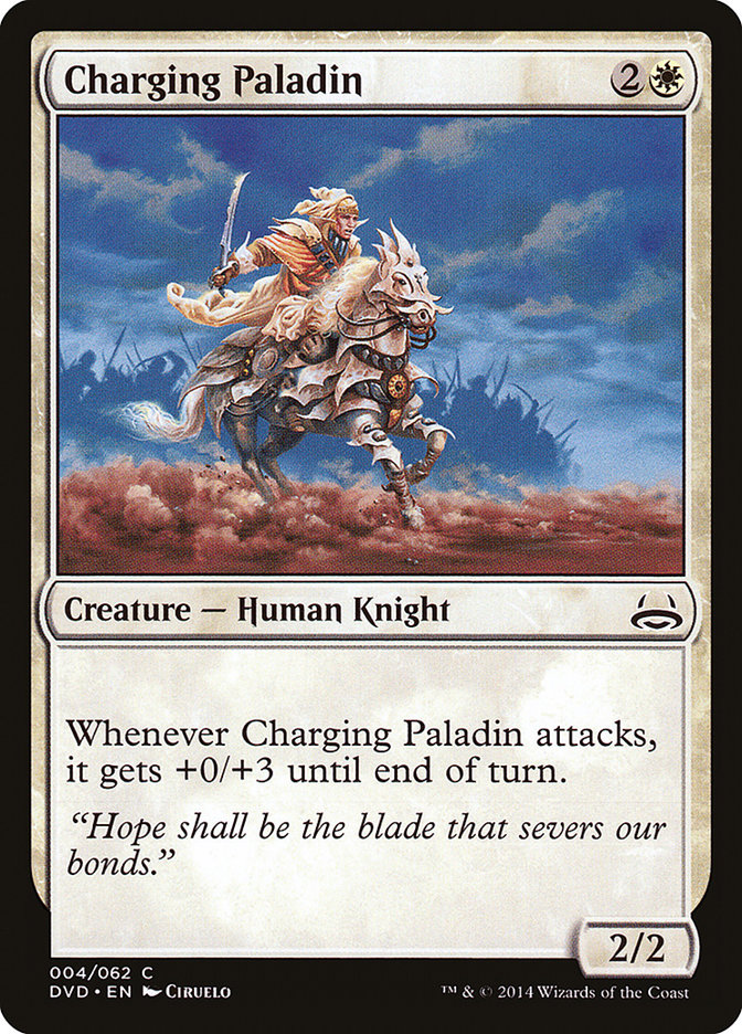 Charging Paladin (Divine vs. Demonic) [Duel Decks Anthology] | GrognardGamesBatavia