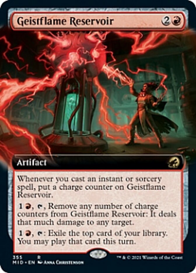 Geistflame Reservoir (Extended Art) [Innistrad: Midnight Hunt] | GrognardGamesBatavia