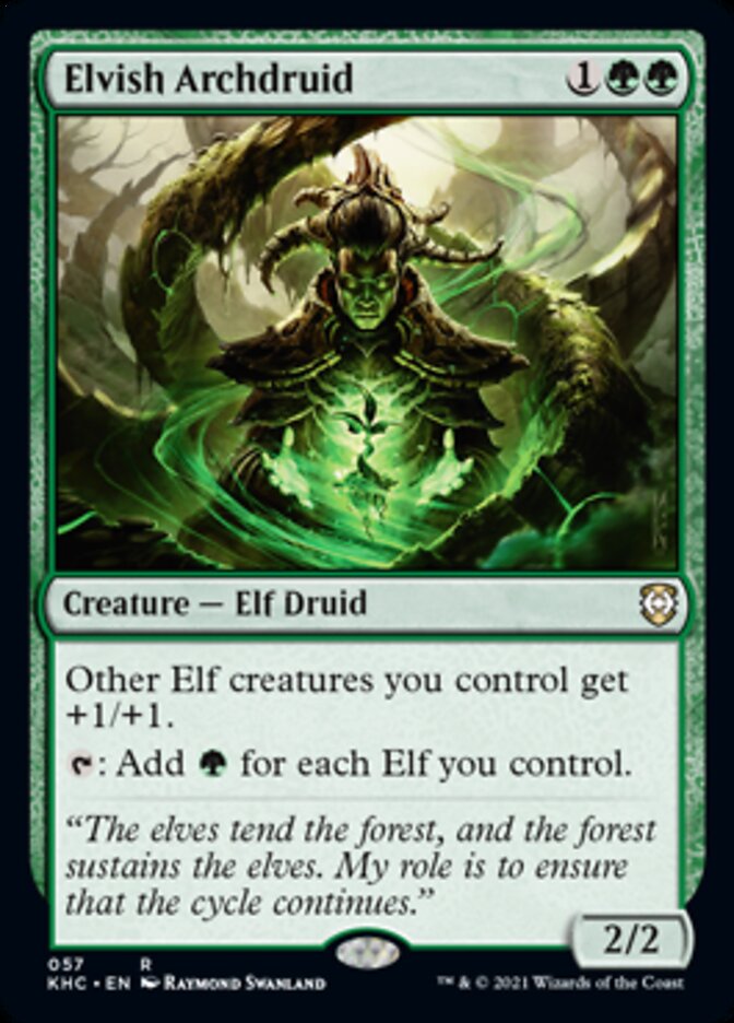 Elvish Archdruid [Kaldheim Commander] | GrognardGamesBatavia