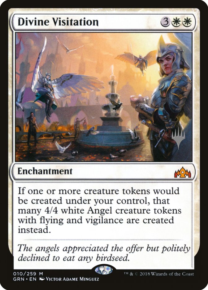 Divine Visitation (Promo Pack) [Guilds of Ravnica Promos] | GrognardGamesBatavia