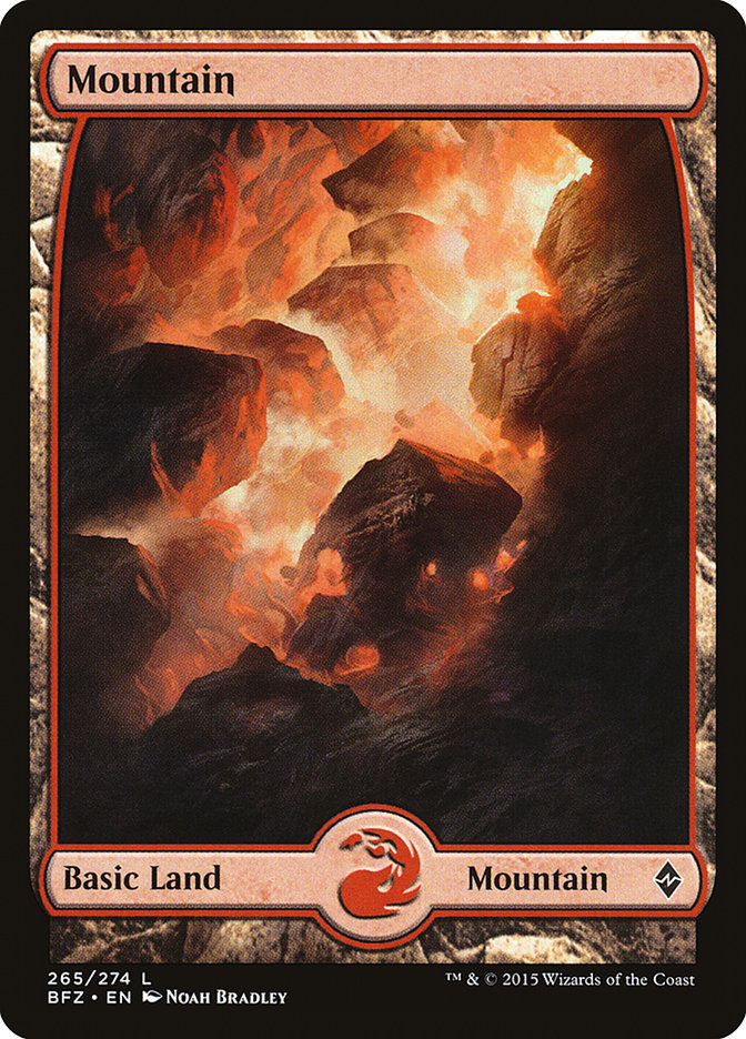 Mountain (265) [Battle for Zendikar] | GrognardGamesBatavia