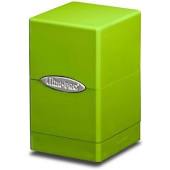 Ultra Pro Satin Tower Deck Box Lime Green | GrognardGamesBatavia
