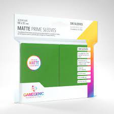 Gamegenic GG1031 Matte Prime Sleeves Green | GrognardGamesBatavia