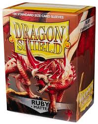 Dragon Shield Matte Ruby | GrognardGamesBatavia