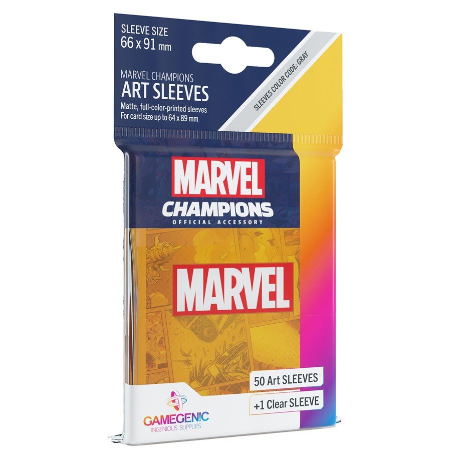 MARVEL CHAMPIONS SLEEVES: MARVEL ORANGE | GrognardGamesBatavia