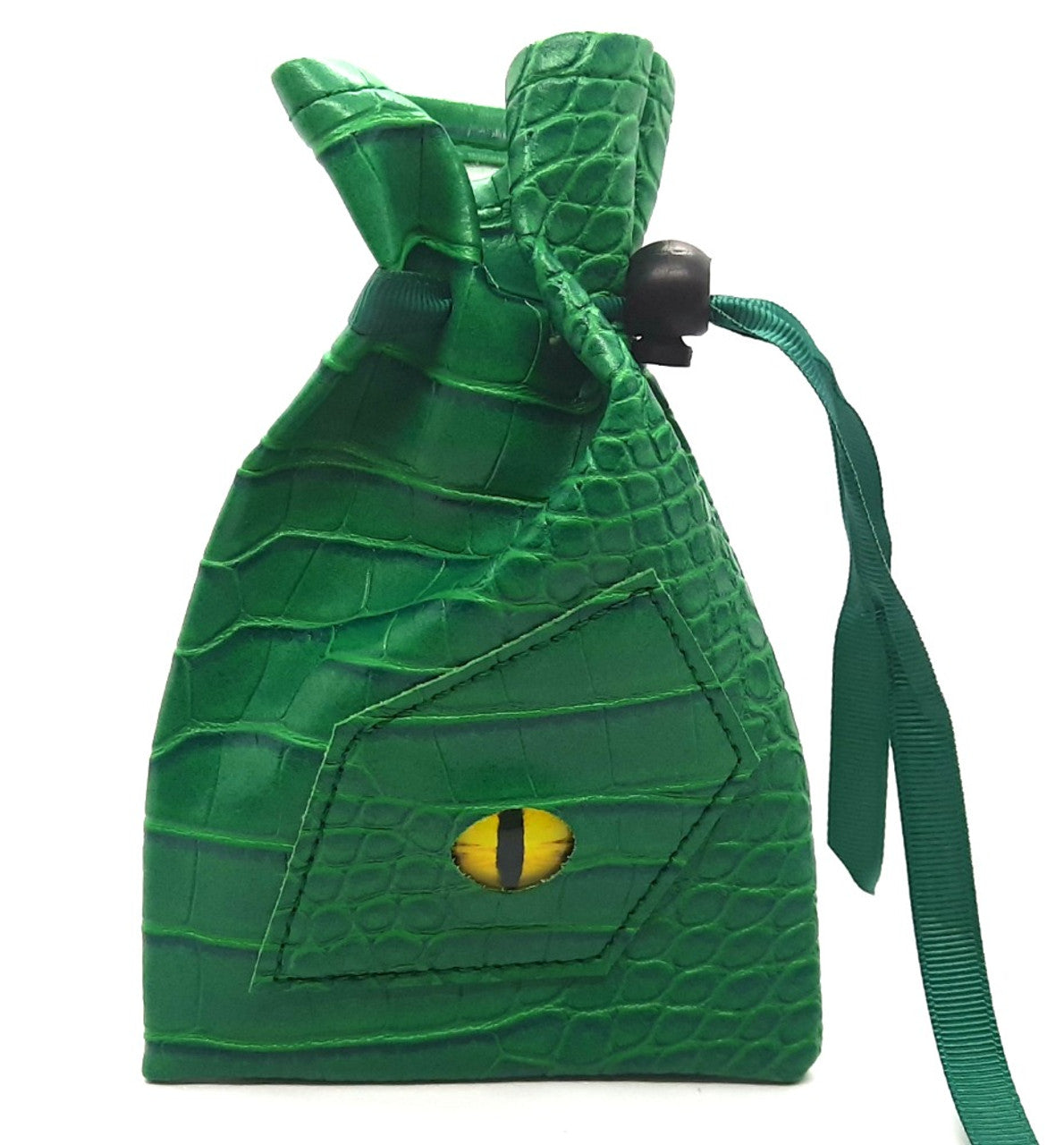 Dragon Eye Dice Bag - Green Dragon | GrognardGamesBatavia