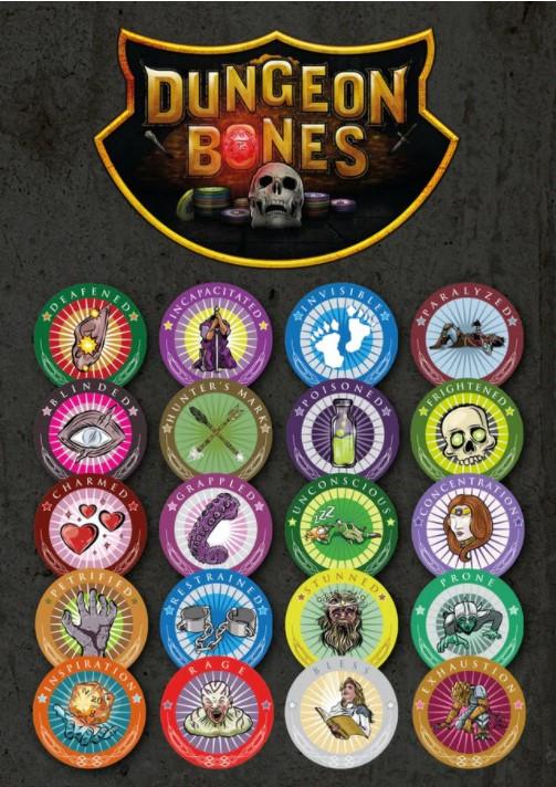 DUNGEON BONES: CONDITION CHIPS | GrognardGamesBatavia