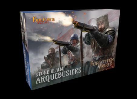 Forgotten World Stone Realm Arquebusiers | GrognardGamesBatavia