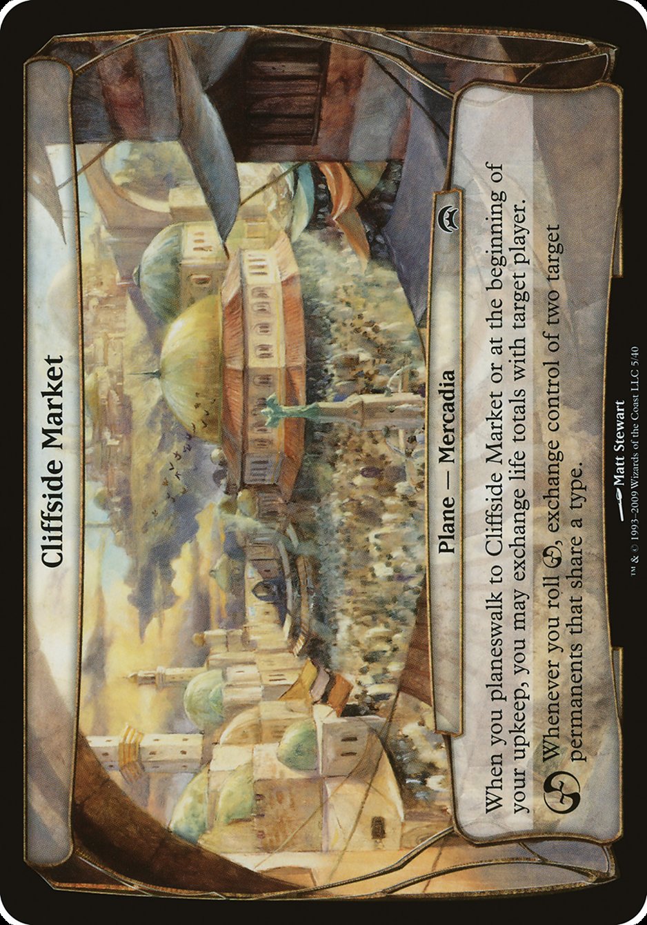 Cliffside Market (Planes) [Planechase Planes] | GrognardGamesBatavia