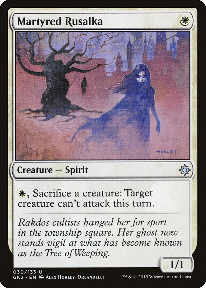 Martyred Rusalka [Ravnica Allegiance Guild Kit] | GrognardGamesBatavia