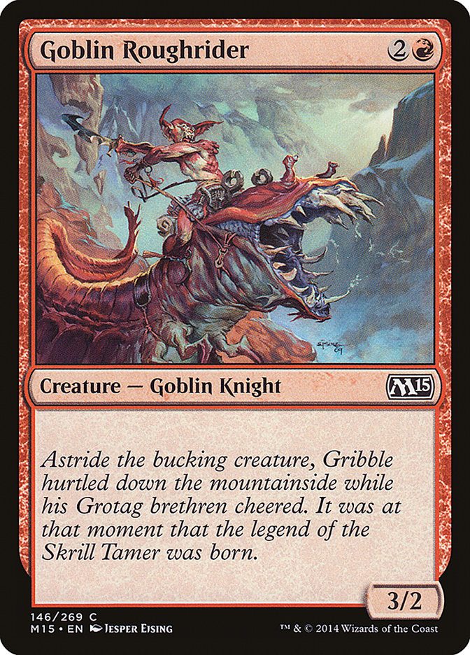 Goblin Roughrider [Magic 2015] | GrognardGamesBatavia