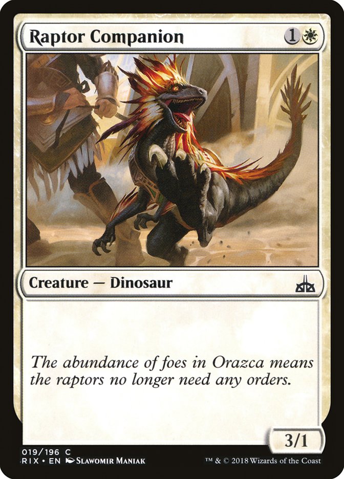 Raptor Companion [Rivals of Ixalan] | GrognardGamesBatavia