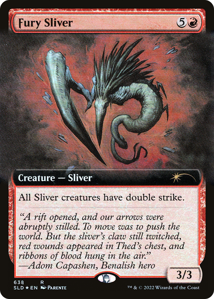 Fury Sliver (Extended Art) [Secret Lair Drop Promos] | GrognardGamesBatavia