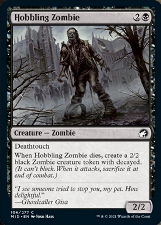 Hobbling Zombie [Innistrad: Midnight Hunt] | GrognardGamesBatavia