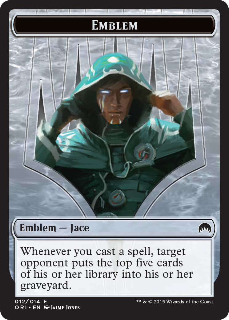 Pest // Jace, Telepath Unbound Emblem Double-Sided Token [Secret Lair: From Cute to Brute Tokens] | GrognardGamesBatavia