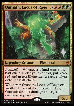 Omnath, Locus of Rage (Promo Pack) [Battle for Zendikar Promos] | GrognardGamesBatavia