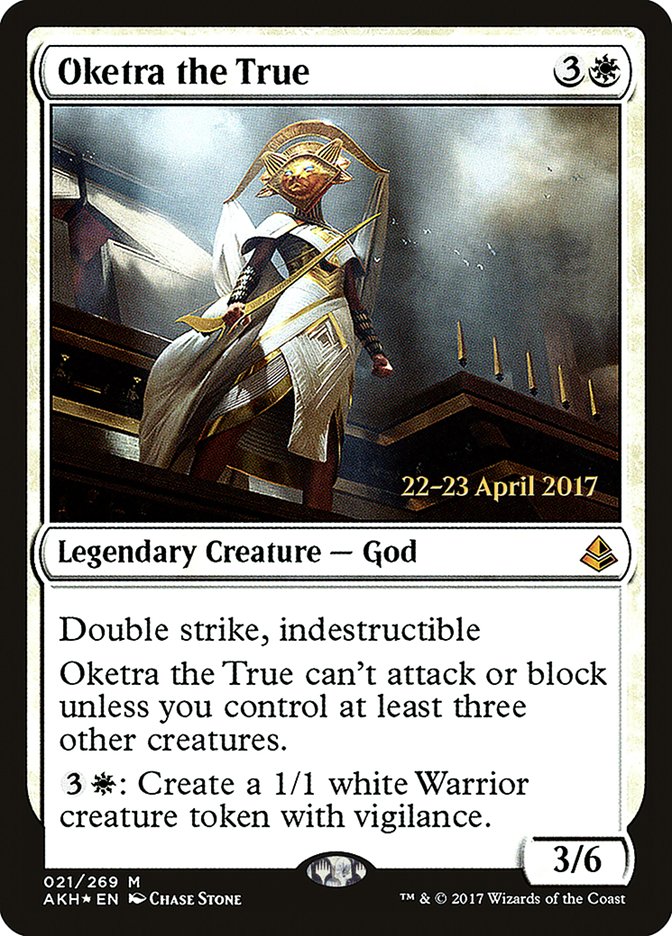 Oketra the True [Amonkhet Prerelease Promos] | GrognardGamesBatavia