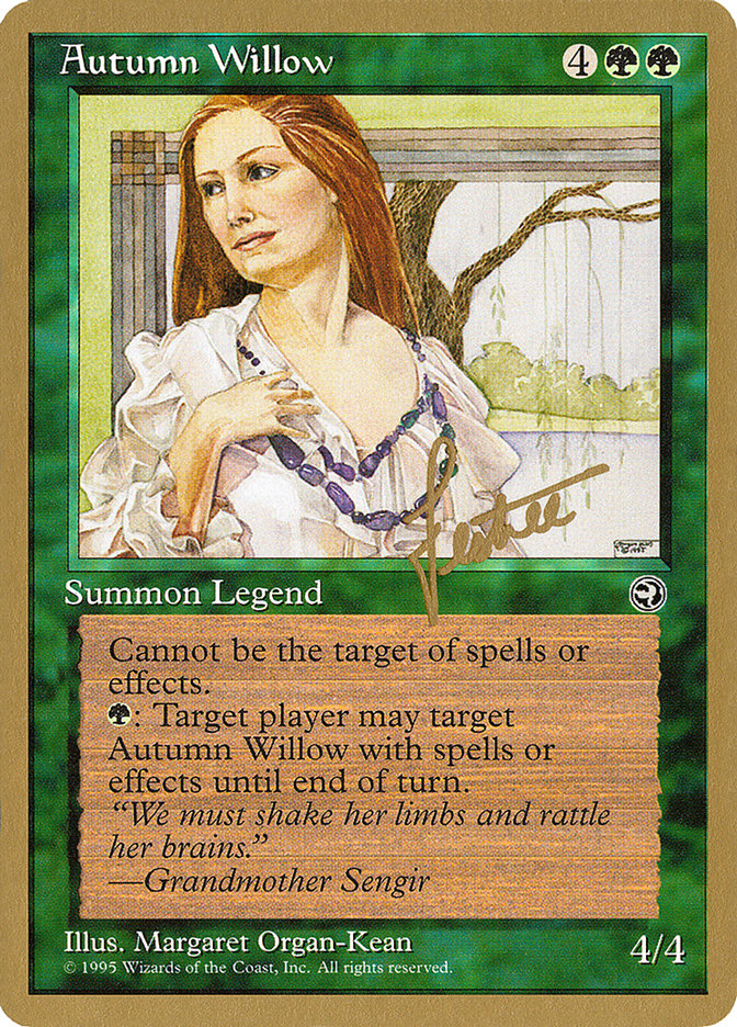 Autumn Willow (Bertrand Lestree) [Pro Tour Collector Set] | GrognardGamesBatavia