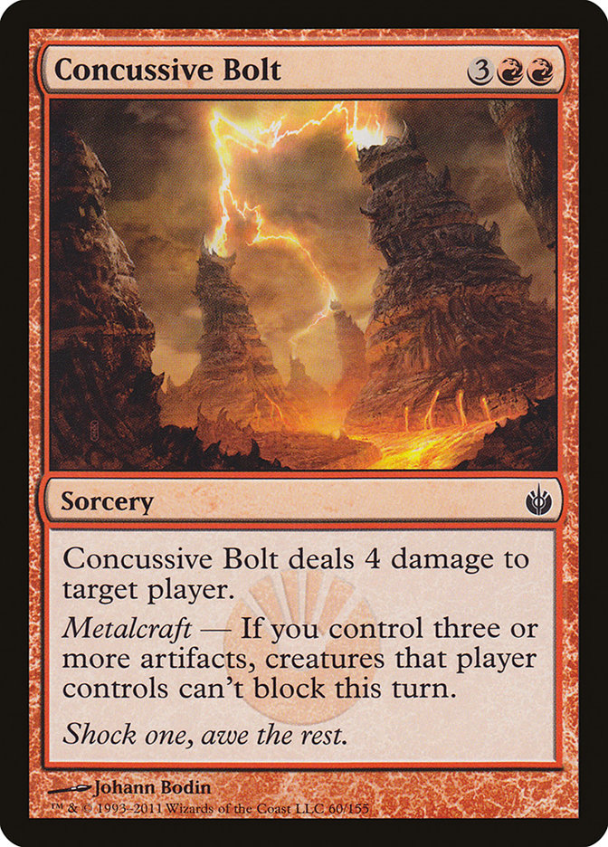 Concussive Bolt [Mirrodin Besieged] | GrognardGamesBatavia