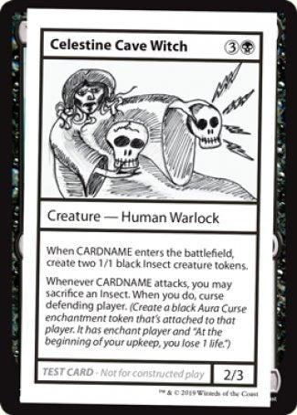 Celestine Cave Witch (2021 Edition) [Mystery Booster Playtest Cards] | GrognardGamesBatavia