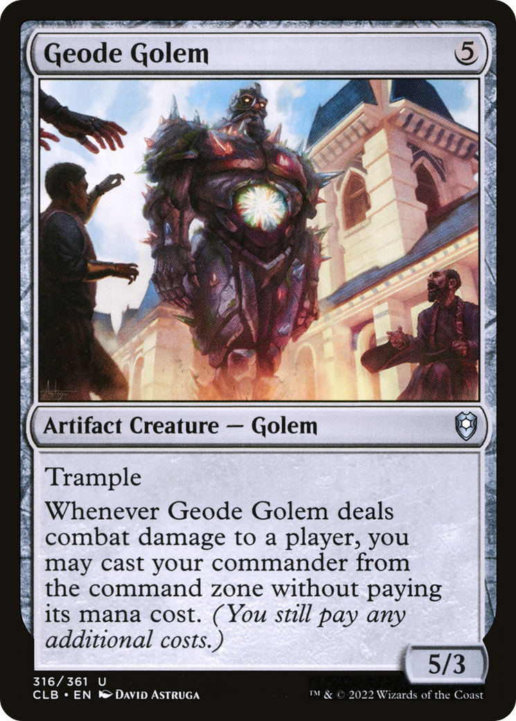 Geode Golem [Commander Legends: Battle for Baldur's Gate] | GrognardGamesBatavia