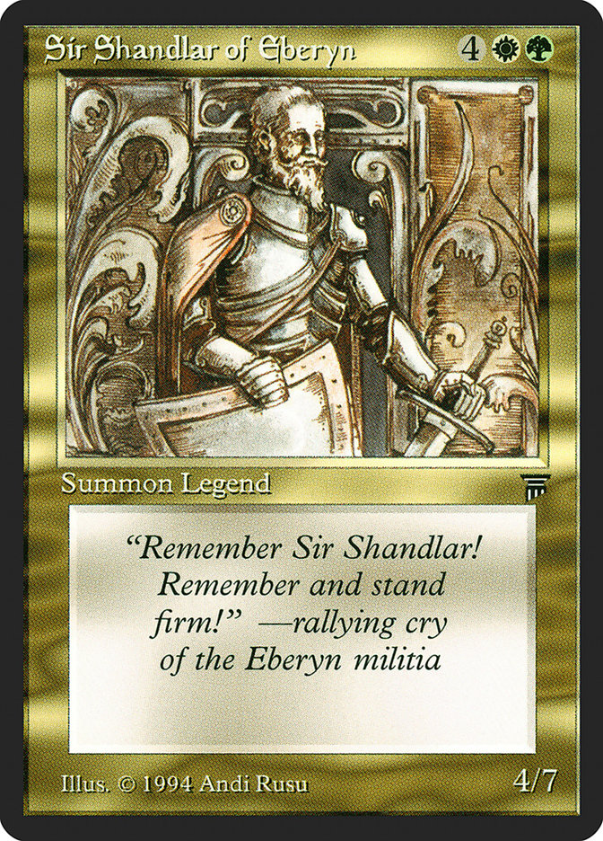 Sir Shandlar of Eberyn [Legends] | GrognardGamesBatavia