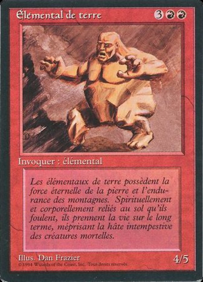 Earth Elemental [Foreign Black Border] | GrognardGamesBatavia