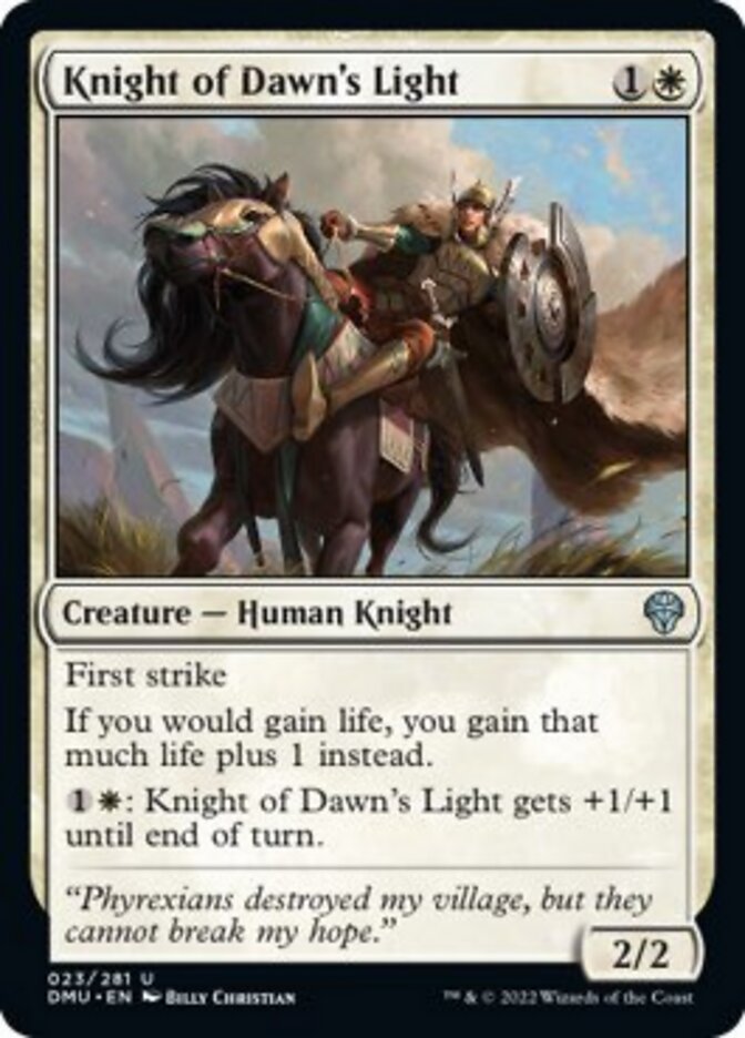 Knight of Dawn's Light [Dominaria United] | GrognardGamesBatavia