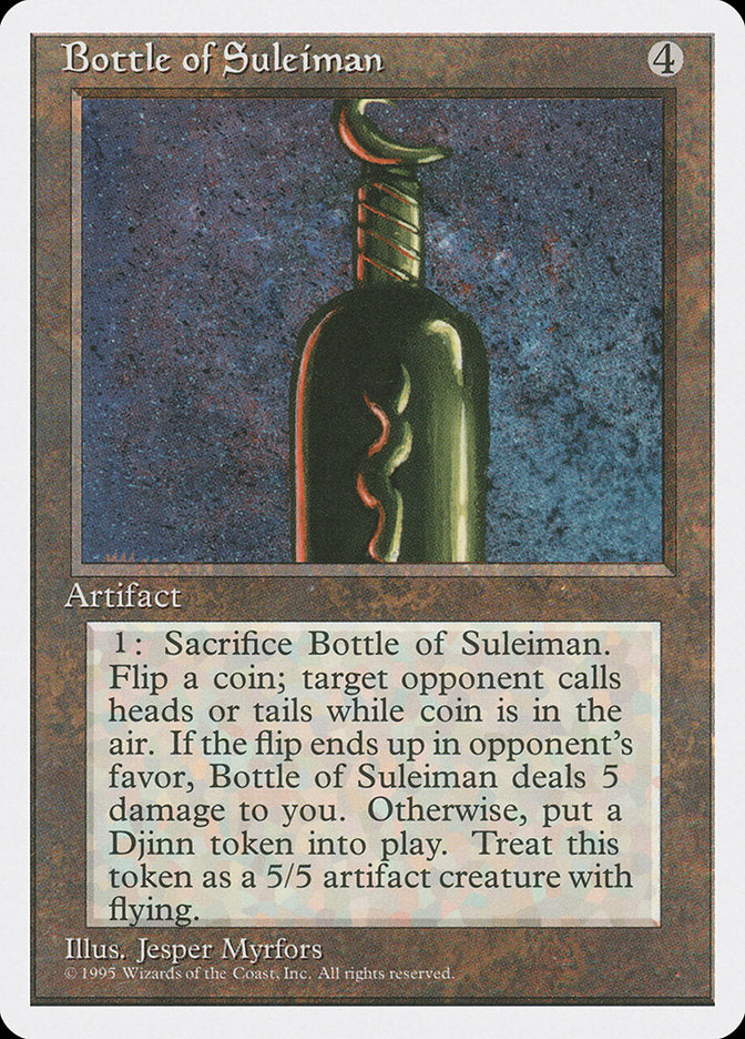 Bottle of Suleiman [Fourth Edition] | GrognardGamesBatavia