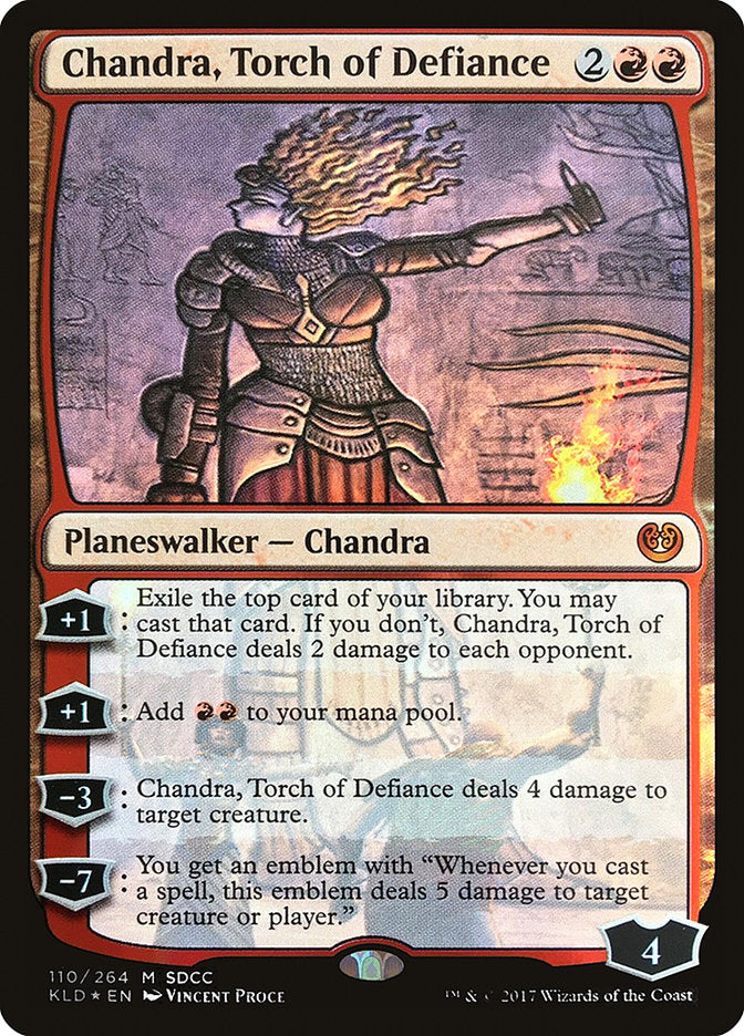 Chandra, Torch of Defiance [San Diego Comic-Con 2017] | GrognardGamesBatavia