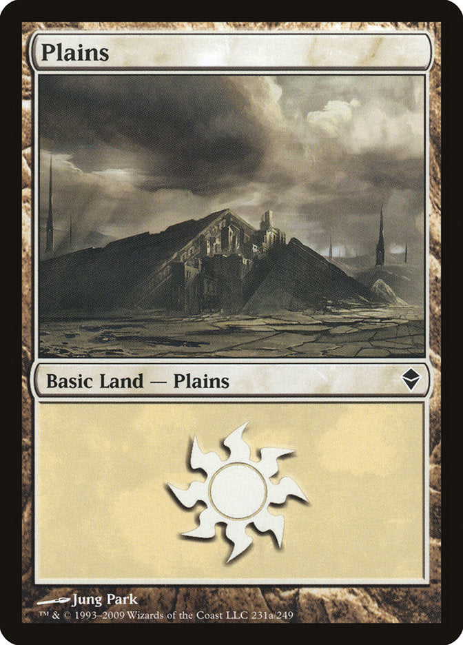 Plains (231a) [Zendikar] | GrognardGamesBatavia