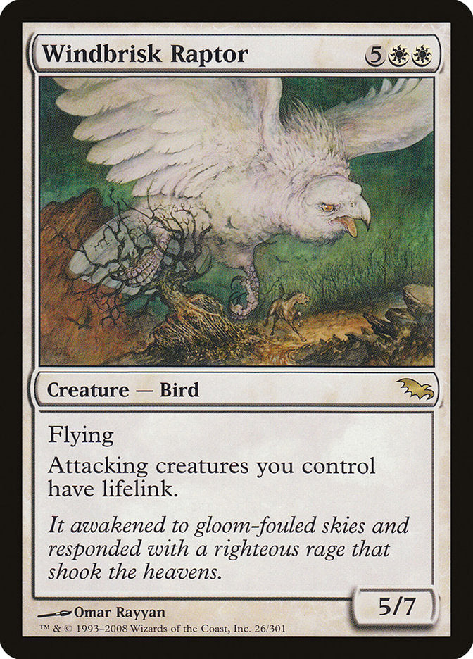 Windbrisk Raptor [Shadowmoor] | GrognardGamesBatavia