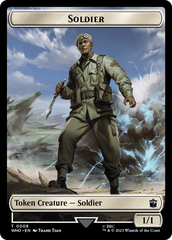 Soldier // Food (0027) Double-Sided Token [Doctor Who Tokens] | GrognardGamesBatavia