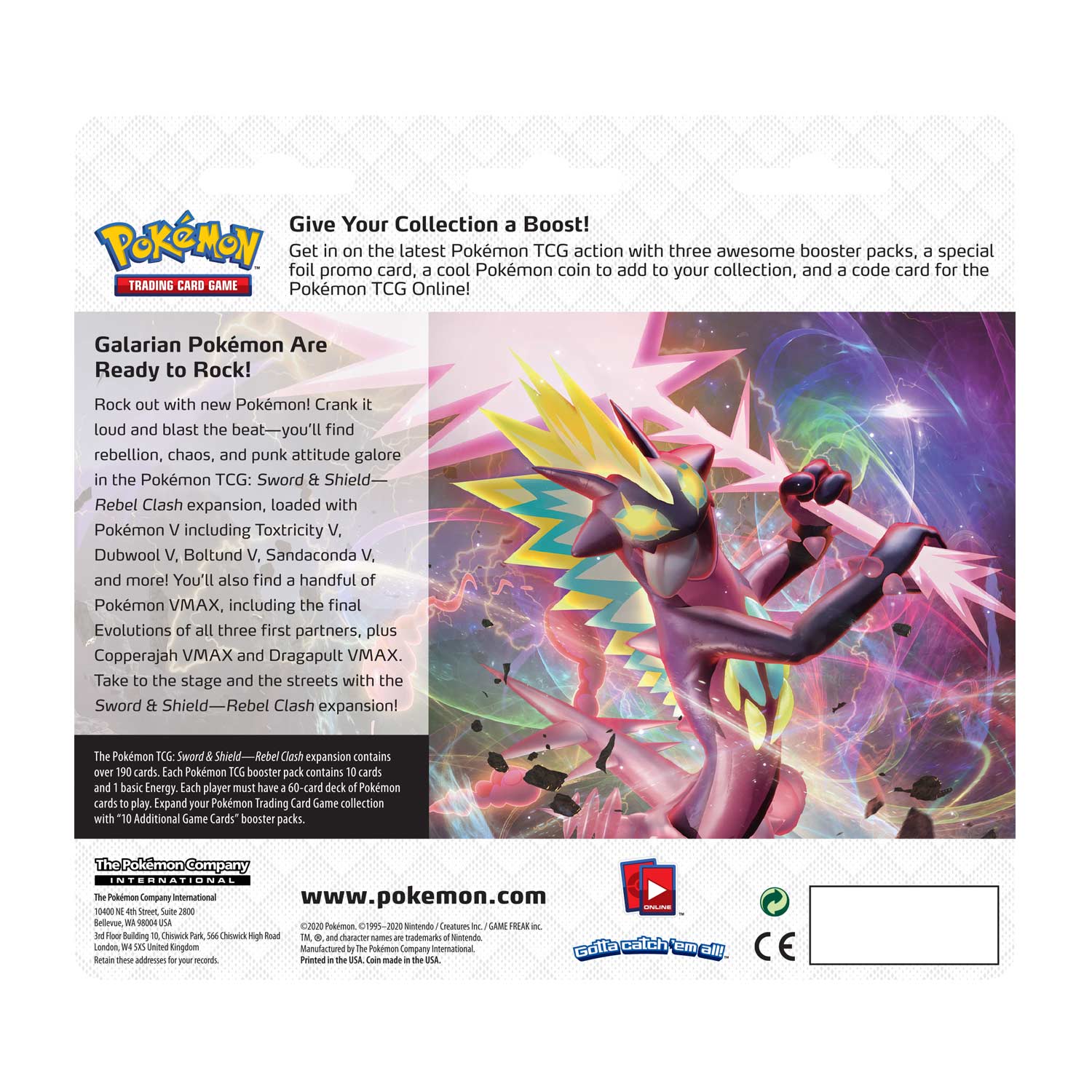 Sword & Shield: Rebel Clash - 3-Pack Blister (Rayquaza) | GrognardGamesBatavia