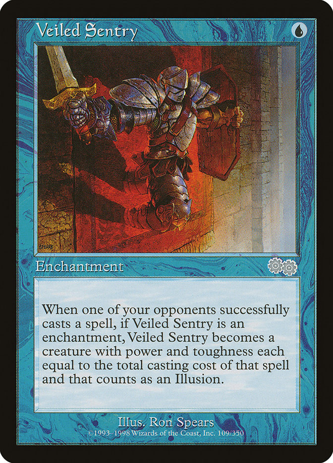 Veiled Sentry [Urza's Saga] | GrognardGamesBatavia