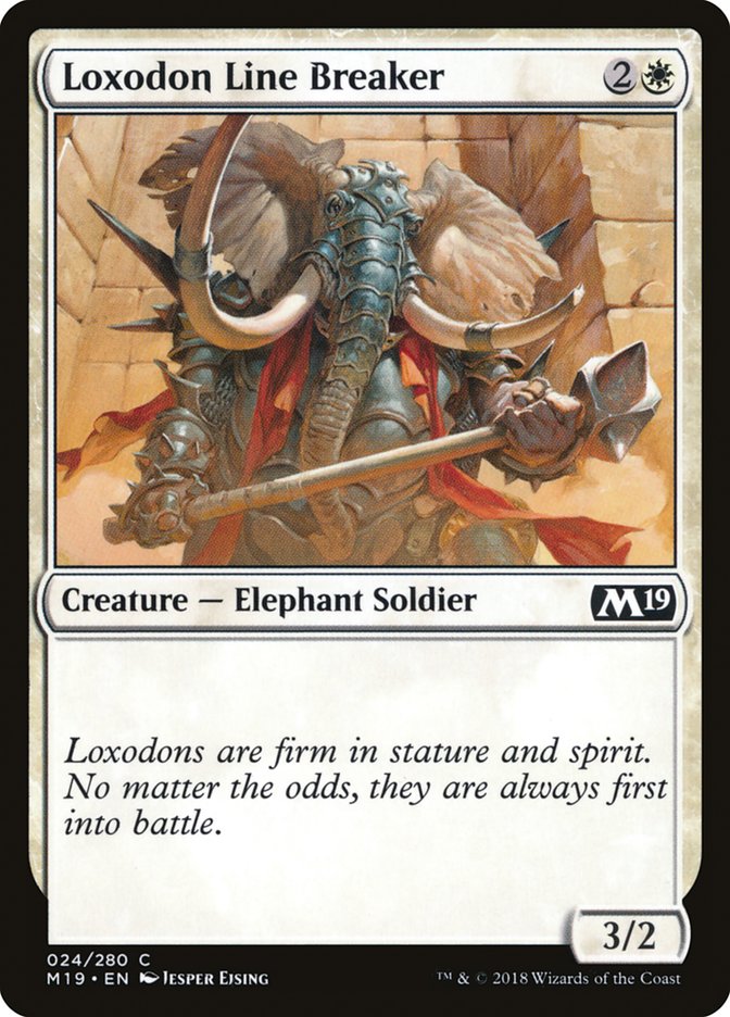 Loxodon Line Breaker [Core Set 2019] | GrognardGamesBatavia