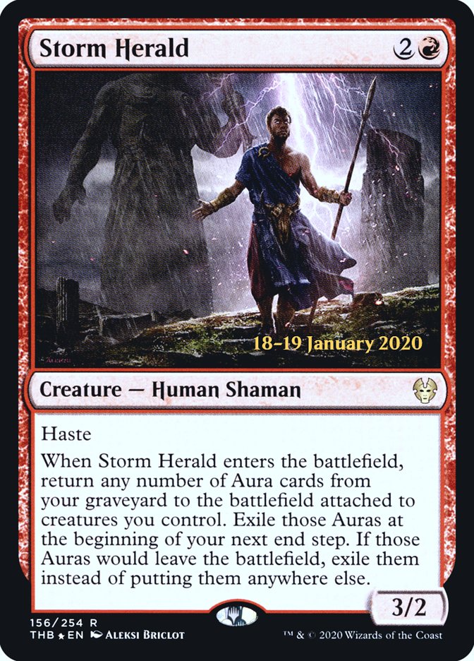 Storm Herald [Theros Beyond Death Prerelease Promos] | GrognardGamesBatavia