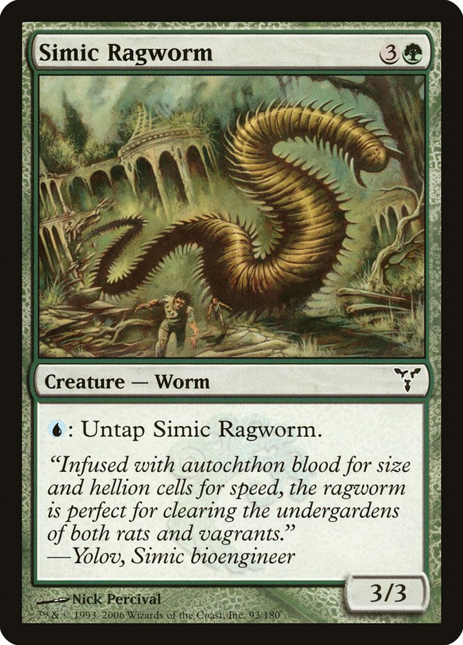 Simic Ragworm [Dissension] | GrognardGamesBatavia