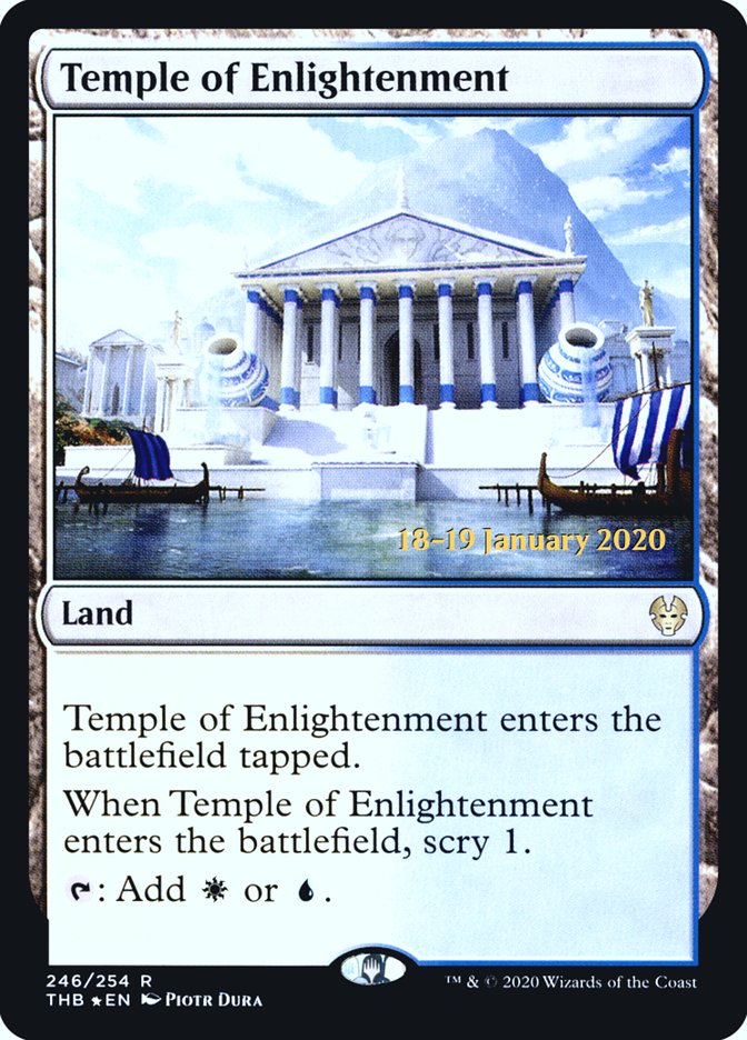 Temple of Enlightenment [Theros Beyond Death Prerelease Promos] | GrognardGamesBatavia