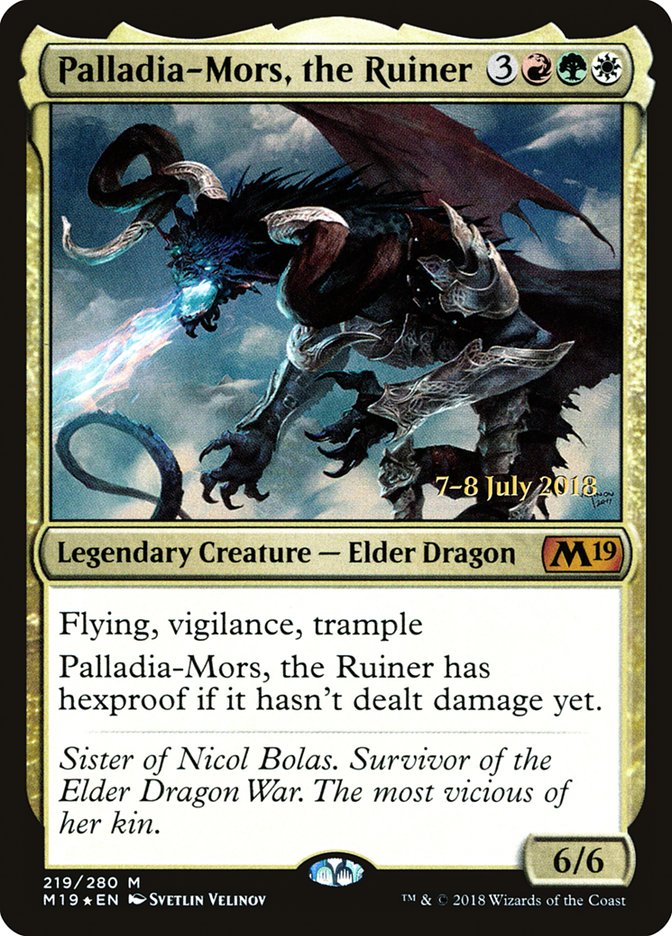 Palladia-Mors, the Ruiner [Core Set 2019 Prerelease Promos] | GrognardGamesBatavia