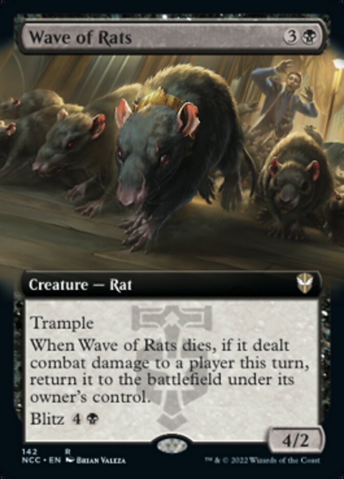 Wave of Rats (Extended Art) [Streets of New Capenna Commander] | GrognardGamesBatavia