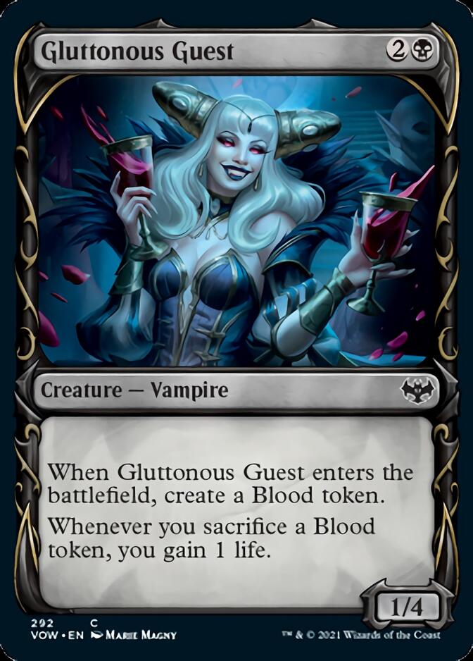 Gluttonous Guest (Showcase Fang Frame) [Innistrad: Crimson Vow] | GrognardGamesBatavia