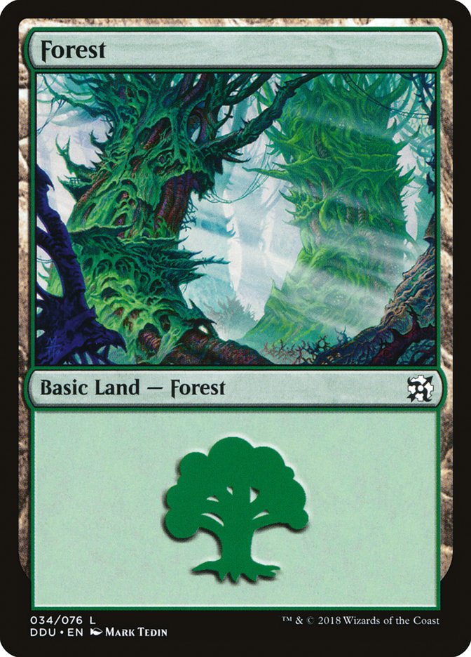 Forest (34) [Duel Decks: Elves vs. Inventors] | GrognardGamesBatavia