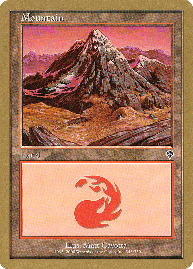 Mountain (jt343a) (Jan Tomcani) (INV) [World Championship Decks 2001] | GrognardGamesBatavia