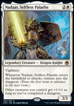 Nadaar, Selfless Paladin (Promo Pack) [Dungeons & Dragons: Adventures in the Forgotten Realms Promos] | GrognardGamesBatavia